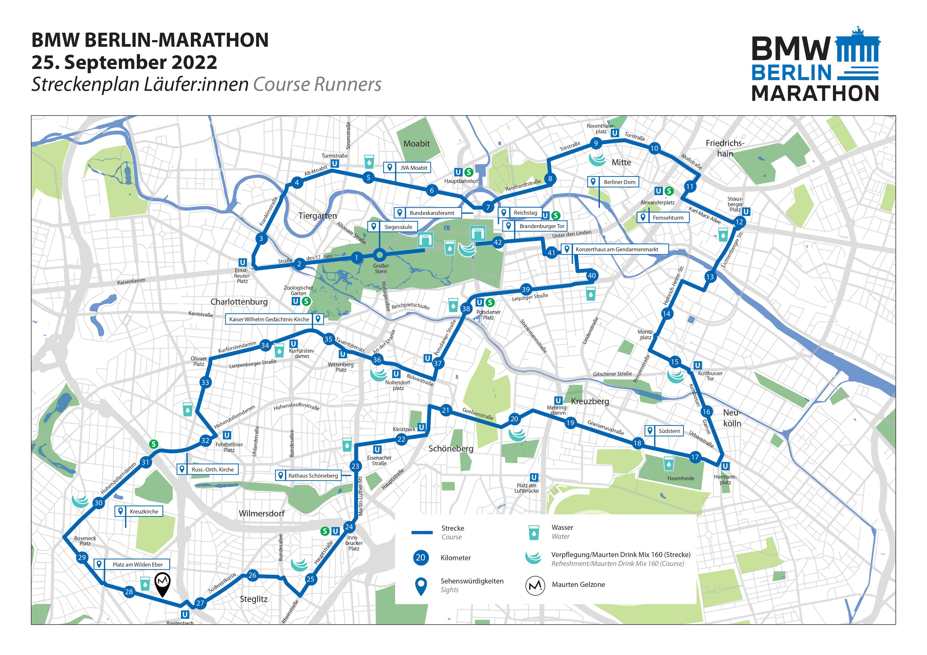 MARATONA DI BERLINO 2024 2024 50^ed Iscrizioni, percorso, costo, pettorale, info gara